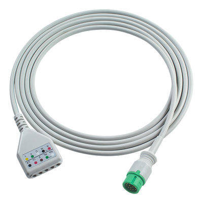 Comen 12Pin ECG Trunk Adapter Cable C50 C70 C90 NC12 NC8 ECG Cable Euro Style ECG Cabos de extensão