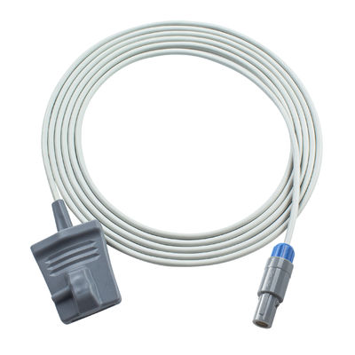 Compatível com Trismed 7000K Adult Soft Tip Direct SpO2 Sensor 3.0M 5Pin Single Notch Digital