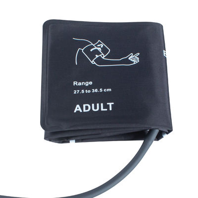 Manchote NIBP para adultos Tubo único sem bexiga 27.5-36.5cm Manchote de nylon