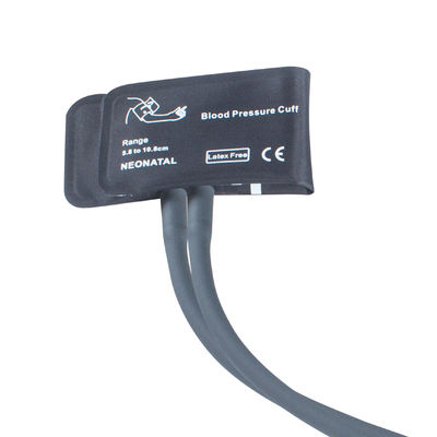 Neonatal NIBP manguito Tubo duplo sem bexiga 5.8-10.8cm Manguinho de nylon