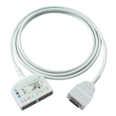 OD6mm 2.2M ECG cabo do tronco Compatível com Mortara Burdick 1600 300 3100 400 6100 800
