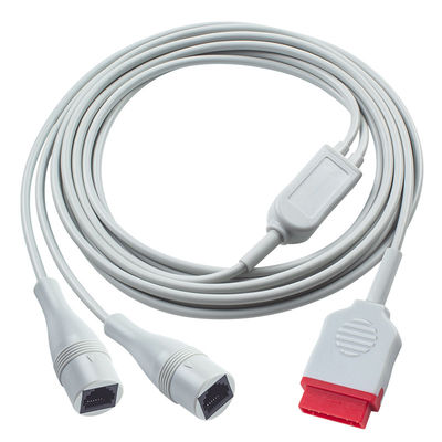 3.5M comprimento monitor do paciente 11pin para 2x cabo Abbott IBP para GE Dash Carescape B650