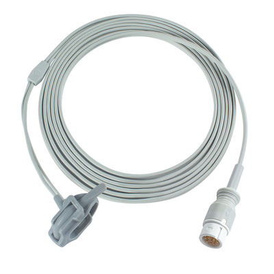 Sonda SpO2 para recém-nascidos compatível com o cinza para a Medetec Inglaterra Sensor SPO2 12Pin 3.0M