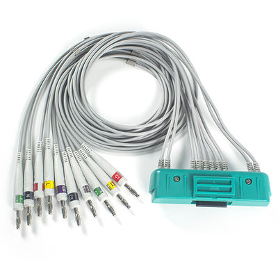 Cabo de ECG 10Lead IEC Banana 4.0mm Para Nihon Kohden ECG-9320 ECG-9522P BR-911D