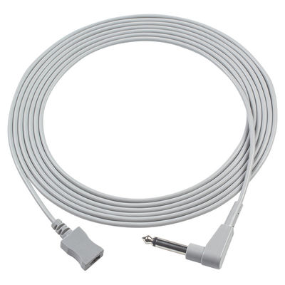 Adaptador de temperatura compatível 6.3 Mono Plug to Rectangular Dual Pin Série YSI400