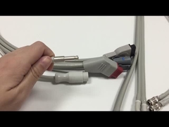 Conector do IEC 4.0Banana do cabo e dos Leadwires do ECG de Welch Allyn SE-PRO-600 M2461A